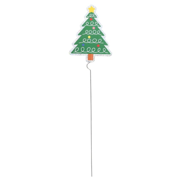 Christmas Tree Yard Stake, Green, 18", by Holiday Time
