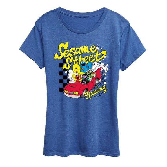 Sesame Street - SS Racing - Women's Short Sleeve Graphic T-Shirt