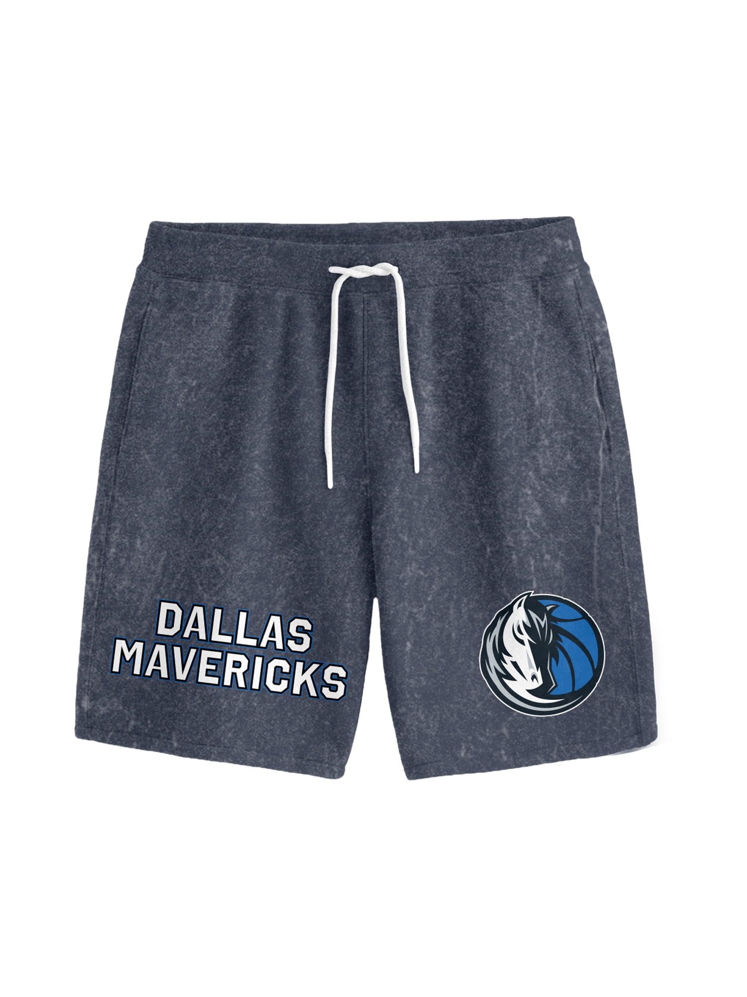 NBA Dallas Mavericks Men's & Men's Big and Tall Mineral Wash Graphic Shorts, Sizes XS–5XB