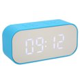 thumbnail image 2 of Reloj Despertador Digital Dual ANGGREK Estilo Espejo con Altavoz 45 Mm brillo 3 niveles, 2 of 5