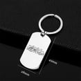 thumbnail image 2 of 2pcs Stainless Steel Muslim Allah Keychain, Religious Islamic Arabic Calligraphy Quote Keyring Pendant Islam Faith Gifts for Arabs Muslims, 2 of 7