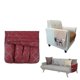 thumbnail image 4 of Organizador de reposabrazos para TV, soporte remoto, carrito de 5 bolsillos para sofá, silla reclinable, 4 of 5