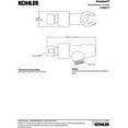 thumbnail image 3 of Kohler K-98771-BN Réveille le Berceau de la Machine à Bras - Nickel Brossé Vibrant, 3 of 3