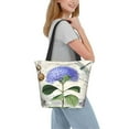 thumbnail image 7 of Kll Tote Bag For Women Vintage Flower Print Shopping Grocery Reusable Bags For Office School Shopping Travel, 7 of 7
