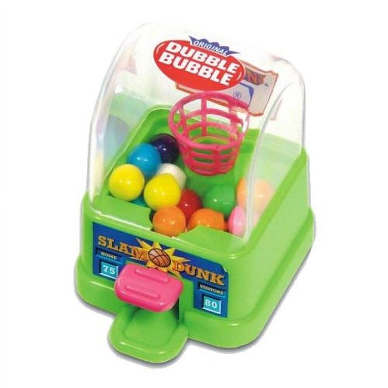 Dubble Bubble Slam Dunk Colorful Gumball Dispenser Bubblegum