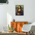 thumbnail image 4 of Leonardo Da Vinci Canvas Wall Art - Mona Lisa Classic Artwork Picture Print with Framed Famous Oil Painting Hang for Home Office Bedroom Living Room Wall Decor-12" X16", 4 of 7