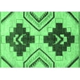 thumbnail image 1 of Ahgly Company Indoor Rectangle Southwestern Emerald Green Country Area Rugs, 2' x 5', 1 of 4