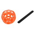 thumbnail image 1 of Pelota Silicona Naranja para Entrenamiento Swing Golf [debe Usarse Junto Con Una Muñequera No Se Usar Sola] [bola Vacía 48 G] (naranja), 1 of 9