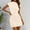Beige, variant on Elegant Women's Formal Dress For Business Meetings A Line Design Classic Solid Color Versatile Wear For Spring And Summer High Low Dress Pus Size Dresses Courthouse Wedding Dress plus Size Womens plus