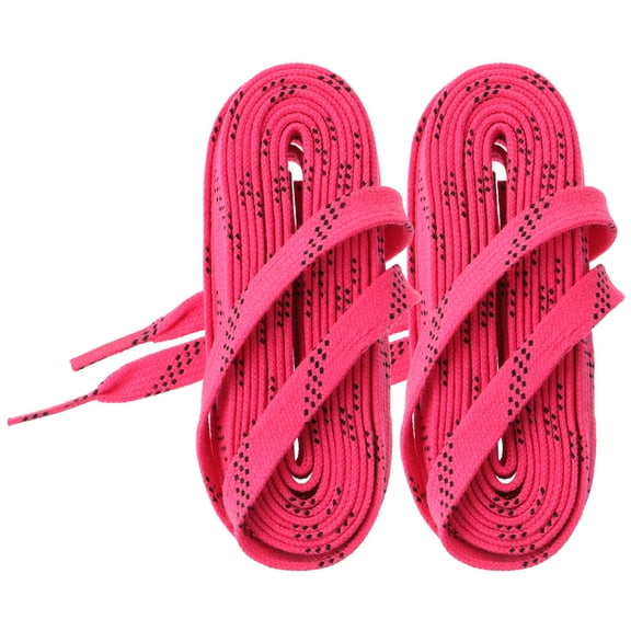 HONMEET 1 Pair Skates Shoelaces Waxed Polyester for Ice and Roller Skating