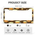 thumbnail image 3 of Vintage Alcohol Drink Beer License Plate Frame 2 Pieces Summer Decor Auto Car Accessories Tag for Women Men Auto Decoration Hardware 2 Holes Aluminum License Plate Frames, 3 of 6