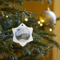 thumbnail image 7 of 3drose, Oman, Hajar Mountains, Wadi Bani Awf Riverbed, Path-as27 Wbi0337 - Walter Bibikow, 3 inch Snowflake Porcelain Ornament, 7 of 7