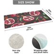 thumbnail image 3 of Pomegranates Bathroom Rug 39x20 Non Slip Quick Dry Washable Bathroom Mats for Bedroom Living Room Kitchen, 3 of 7