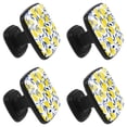 thumbnail image 2 of 4 Pcs Square Cabinet Handle Cupboard Knob Drawer Pulls Handle Lemon Drawer Knobs with Screws Furniture Decoration, 2 of 7