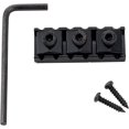 thumbnail image 1 of Pro 43mm Steel Guitar Locking Nut R3 String Lock for Floyd Rose Double Locking tremolo System Bridge Electric Guitar Replacement, Black, 1 of 5