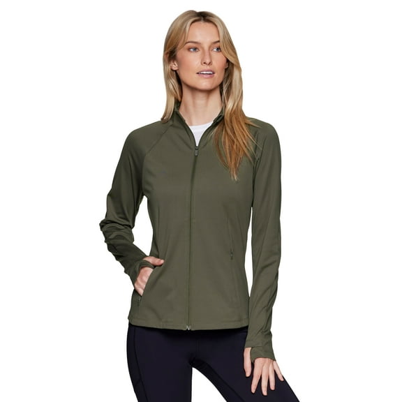 RBX Active Women's Lightweight Buttery Soft Running Jacket with Zipper Pockets