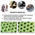 thumbnail image 4 of Plantillas elásticas con absorción de impactos para aumentar la altura, color verde (2,5 cm, 35-40), para calzado deportivo, plantilla de repuesto de celdas suaves y transpirables para aumentar la alt, 4 of 5