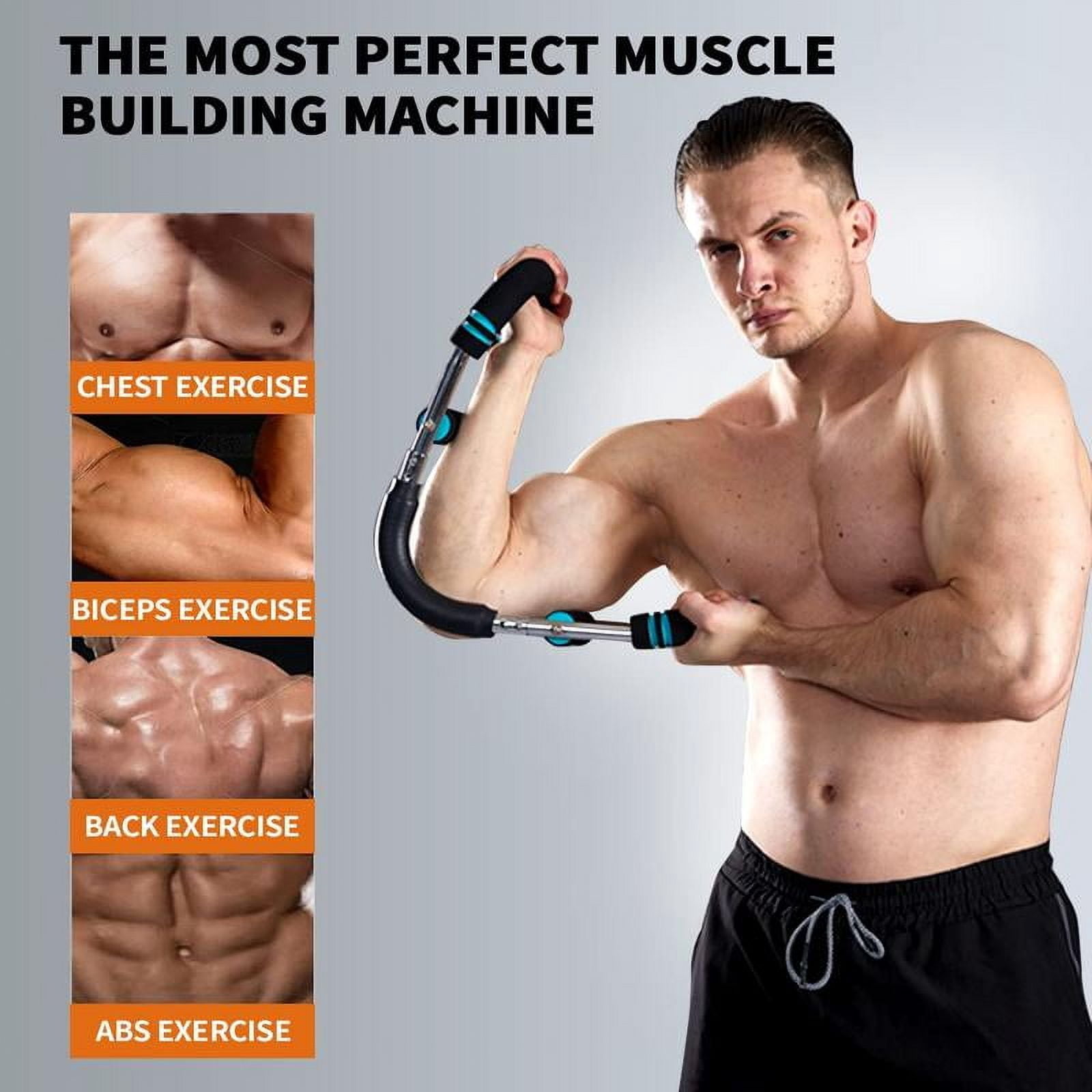 HOTWAVE Arm Trainer、Chest workout Strengthen Chest and Arm Muscles Men's Fitness Trainer Detachable Portable Spring Resistance Home Fitness Equipment