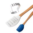 thumbnail image 3 of Cook with Color 3-Piece Patriotic Spatula and Uncle Sam Hat Cookie Cutter Set, All Stars, 3 of 5