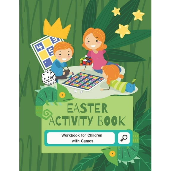 Easter Activity Book: 8-10, 9-12, 10-12 year olds Workbook for Children with Games, Puzzles, and Problem-Solving (Learni, (Paperback)
