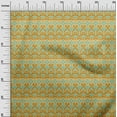 thumbnail image 2 of oneOone Tissu Popeline de Coton Imprimé Ikat Tourbillon Tissu de Couture BTY 56 Pouces de Large, 2 of 4
