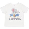 thumbnail image 3 of Inktastic My Memaw Loves Me to the Moon and Back Elephants in Clouds Boys or Girls Toddler T-Shirt, 3 of 5