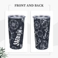 thumbnail image 3 of KLL Anchor and Lighthouse Stainless Steel Vacuum Insulated Coffee Cup 20 oz Lids and Straws,Insulated Travel Mug Water Cup with Leak-Proof Straw Lid & Flip Lid, 3 of 8