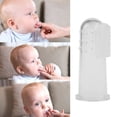 thumbnail image 1 of Baby Silicone Finger Toothbrush with Box Toddler Convenient Durable Portable Transparent Train Toothbrush, 1 of 1