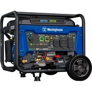 Westinghouse 4650 Peak Watt Dual Fuel Portable Generator, Remote Electric Start, RV Ready Outlet, CO Sensor