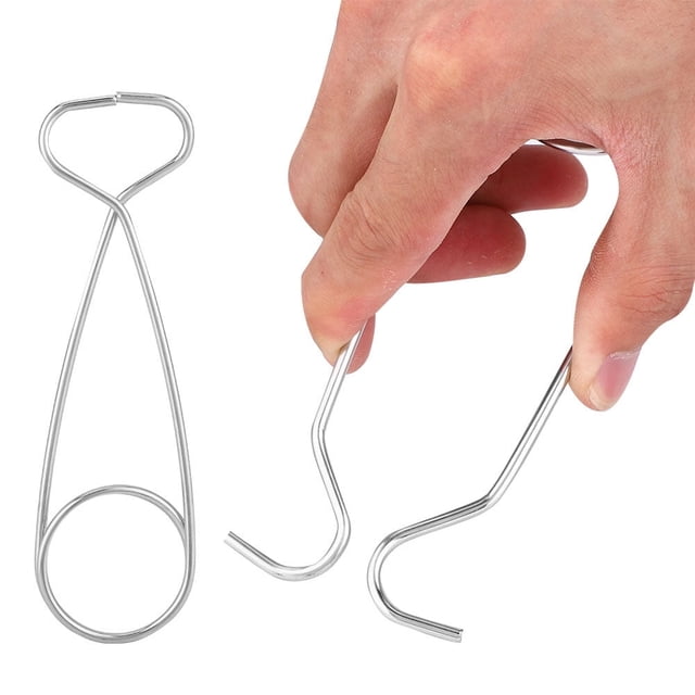 Separador de mandíbula de boca de Acero inoxidable Jadeshay 2 piezas plata