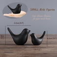 thumbnail image 2 of Estatuas de animales de cerámica FANTESTICRYAN Black Bird para decoración del hogar, 2 of 6