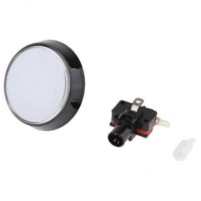 Máquina de Arcade de 60 Mm Interruptor de Botón con Restablecimiento Automático Iluminado de Color 3 piezas