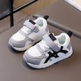 thumbnail image 2 of Karoyedx Girls Running Sneakers Girls Lightweight Sneakers Kids Lace-up Tennis Running Shoes Breathable Walking Shoes Grey Size,8, 2 of 5