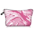 thumbnail image 1 of FUDEAM-Bolsa de cosméticos con estampado Tie-Dye de poliéster para mujer, bolsa de almacenamiento de artículos de tocador, organizador de maquillaje impermeable, bolsa de pluma de cejas femenina LIUWENJING unisex, 1 of 2