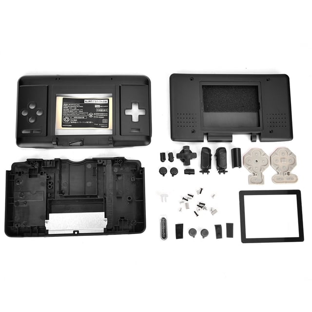 ATTOE Replacement Game Console Full Repair Housing Shell Case For Nintendo NDS (Black)-081401
