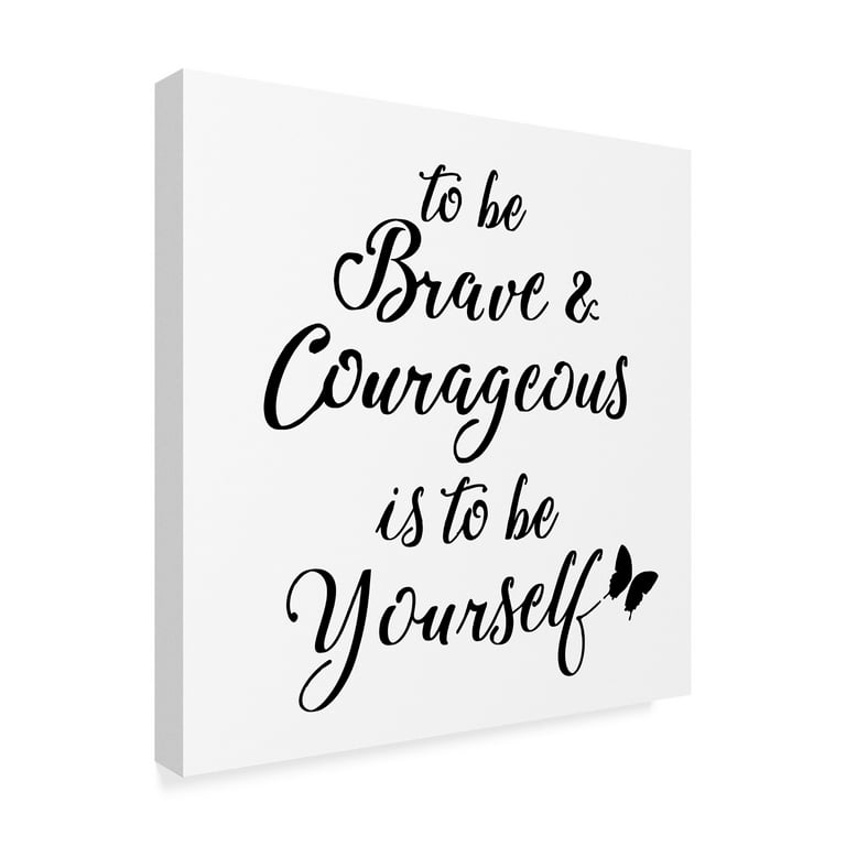 Trademark Fine Art 'Be Yourself Stencil Quote' Canvas Art by Art Licensing Studio - Walmart.com trademark-fine-art-be-yourself-stencil-quote-canvas-art-by-art-licensing-studio-walmart-com