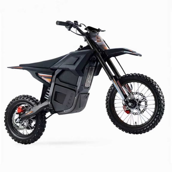 Electric Dirt Bike for Adults & Teens 13 , 2000W Off-Road Electric Motorcycle, 48V 21Ah Removable Battery, 37MPH Fat Tire E Dirt Bike with Hydraulic Brakes, Family Trail Riding Gift-Black