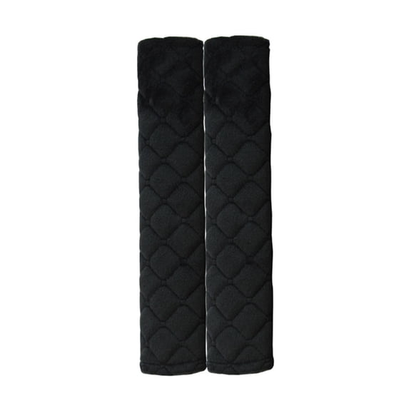 Yunhgft 2Pcs Car Seat Belt Cover Decorations for Camera Bag Adults Kids Car Black