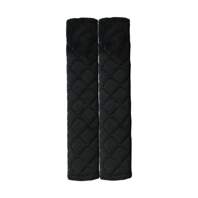 2Pcs Car Seat Belt Cover Decorations for Camera Bag Adults Kids Car Black Macarena Cubierta de la almohadilla del cinturón de seguridad del automóvil