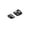 #0712-Black, variant on Kieccall Ceiling Fan Light, Adjustable Angle LED Lighting Fixture with E27 Base and Remote for Household Living Room Indoor Lighting