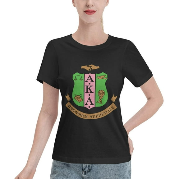 Aka Sorority Gifts For Women Classic T-Shirt Unisex Funny Short Sleeve Cotton T-shirts S