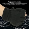 thumbnail image 4 of Uxcell Men's Outdoor Fingerless Gloves Half Finger Gloves Breathable Workout Gloves Black 1Pair XL, 4 of 7
