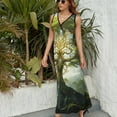 thumbnail image 3 of Tree with Life Sleeveless Dress Woman Fashion Long Dresses Women's Summer Suit Dress 2025, 3 of 7