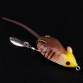 thumbnail image 1 of Señuelo de Ratón Artificial Ratones de Cebo -Wasser Pesca Spinnerbait racha Marrón con racha Baoblaze Señuelo de pesca de ratón, 1 of 8