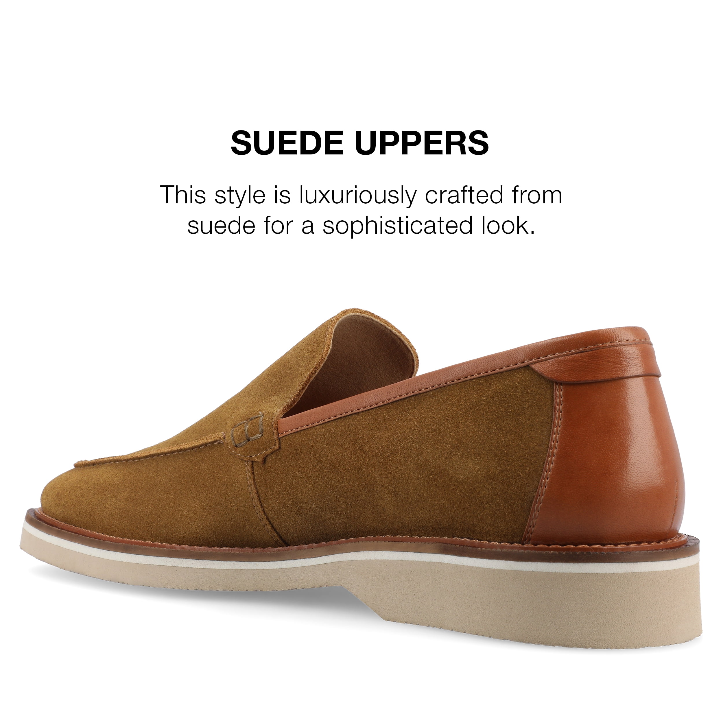 Thomas & Vine Mens Gaylon Tru Comfort Foam Slip-on Moc Toe Loafer