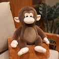 thumbnail image 5 of Monkey Stuffed Animals Plush Toys, 11" Cute Plushie Soft Cuddly Plushy Fluffy Soft Toys, Gifts for Family Girls Boys (Brown), 5 of 6