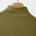 thumbnail image 4 of Womens Clothing Homenesgenics Woman Clothes under $5 Women's Fashion Solid Round Neck Short Sleeved Casual Blouses Green XXL, 4 of 6