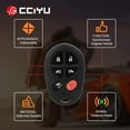 thumbnail image 3 of CCIYU 2PCS Uncut 6 Buttons Keyless Entry Remote Fob Replacement for 04-17 for Toyota Sienna Series with OE ADP12548201S Fits select: 2006 TOYOTA SIENNA CE/LE, 2004-2005 TOYOTA SIENNA XLE/XLE LIMITED, 3 of 7