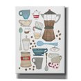 thumbnail image 1 of Epic Graffiti 'Coffee Chart I v2' by Courtney Prahl, Giclee Canvas Wall Art, 12"x16", 1 of 8