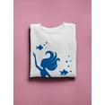 thumbnail image 3 of Mermaid And Fish Outlined Sweatshirt Women -SPIdeals Designs, Female Small, 3 of 4